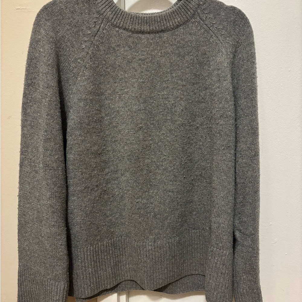 H&M Premium Cashmere/Wool Blend Gray Crew Neck Sweater